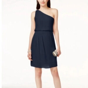 Adriana Papell one shoulder dress